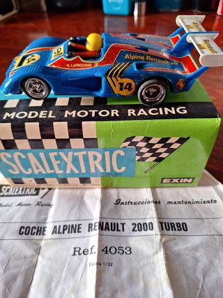 Scalextric Exin ALPINE RENAULT 2000 TURB