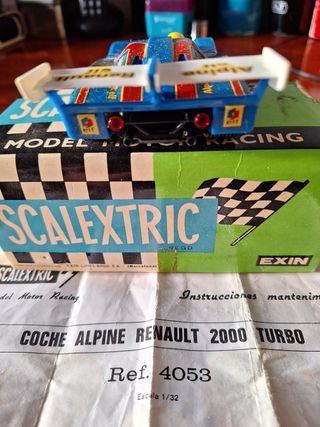Scalextric Exin ALPINE RENAULT 2000 TURB