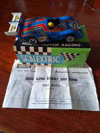Scalextric Exin ALPINE RENAULT 2000 TURB