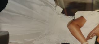 Vestido de novia en seda salvaje