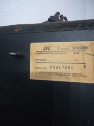 altavoces JVC Sp e48 bk