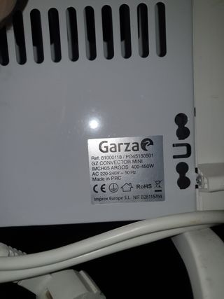 Calefactor conveccion pequeño