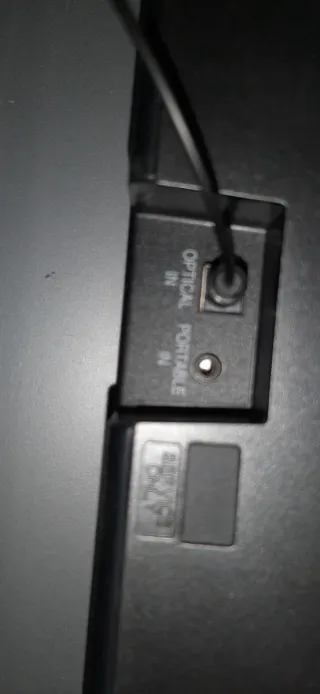 Barra de sonido LG SK8 con subwoofer.