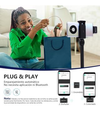 Micrófono Inalámbrico solapa