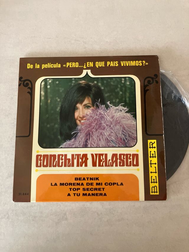 Disco de Concha Velasco.