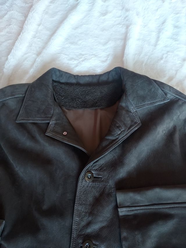 chaqueta piel hombre