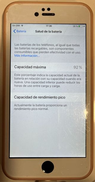 Iphone 6S Plus 128 Gb color blanco-plata