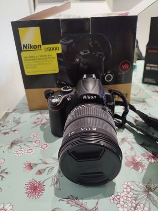 Cámara fotos Nikon d5000