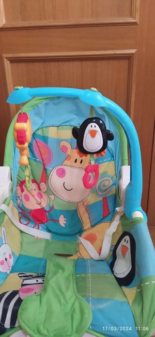 Hamaca mecedora bebé con vibración