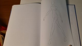 Cuaderno bocetos moda