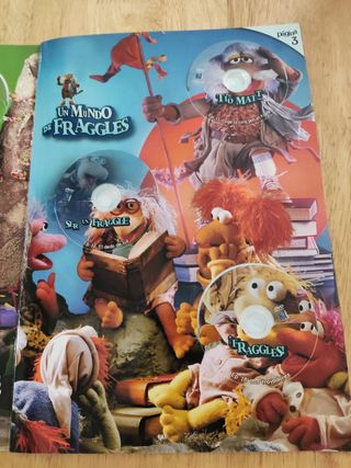Álbum Fraggle Rock con DVDs.