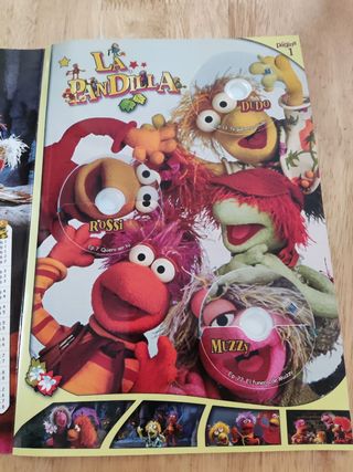 Álbum Fraggle Rock con DVDs.
