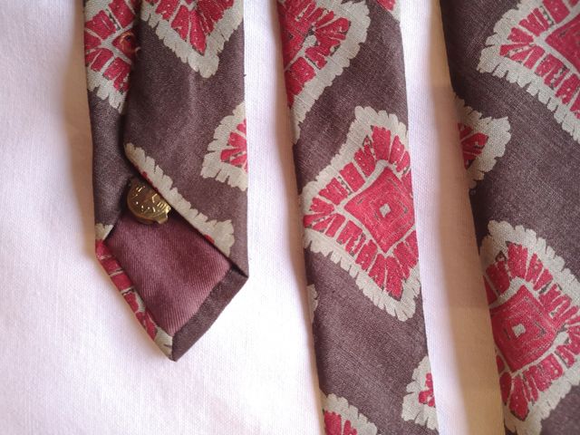 Cravatta seta anni 80