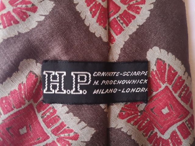 Cravatta seta anni 80