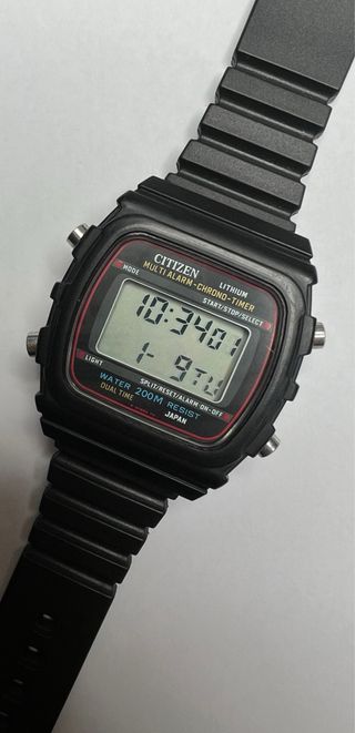 CITIZEN DIGITAL  MULTIALARM VINTAGE 1984