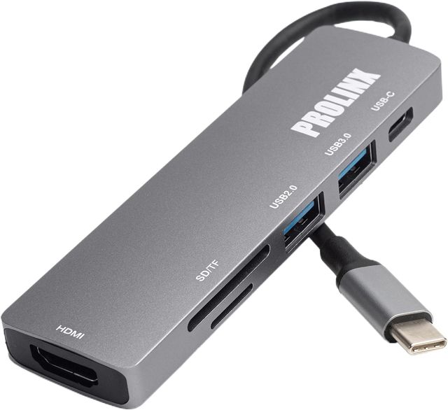 Hub USB C, Adaptador Multipuerto 6 en 1