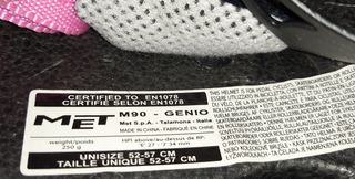 Casco bici niña, marca Met