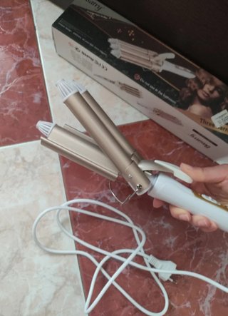 Rizador ondas al agua