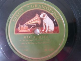 Disco de pizarra para gramofono