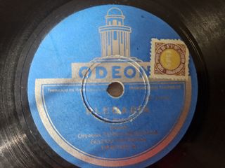 Disco de pizarra para gramofono