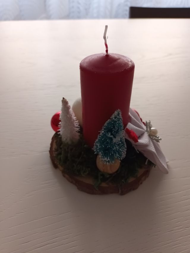 Centrotavola con candela