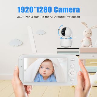 Vigilabebés con Cámara de 5" 1080P