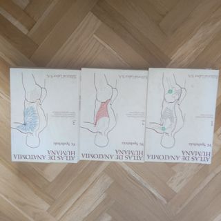 Atlas de anatomía humana, 3 volúmenes
