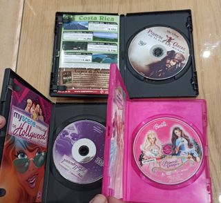 Lote de tres DVD infantil