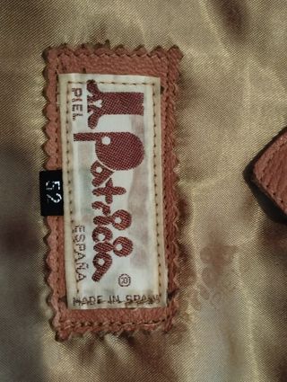 Cazadora de piel/ante