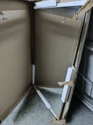 Espejo de pared de baño 100x60 y luminaria