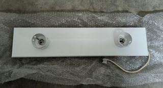 Espejo de pared de baño 100x60 y luminaria