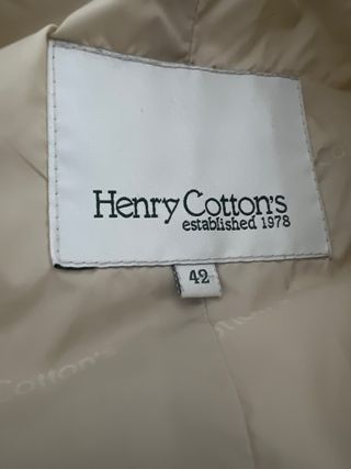 Chaqueta plumifero talla S Henry Cotton’s