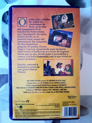 Cintas VHS Disney