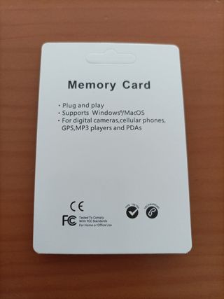 Tarjeta de Memoria 64 GB de espacio