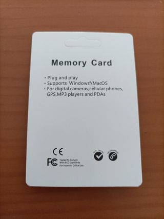 Tarjeta de Memoria 64 GB de espacio