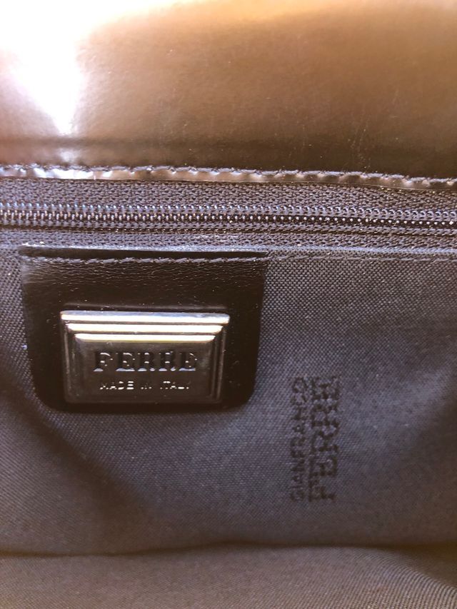 bolso vintage Gianfranco Ferre autentico italiano