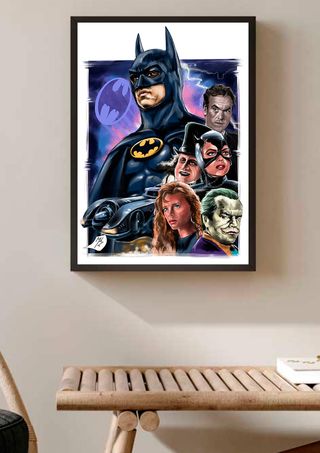 Lámina original dibujado. Batman Tamaño A4