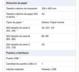 Impresora A3/A4 HP 9800