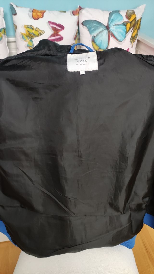 Cazadora hombre azul