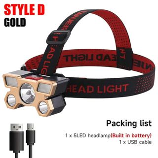 LUZ 5 LEDS PARA CABEZA