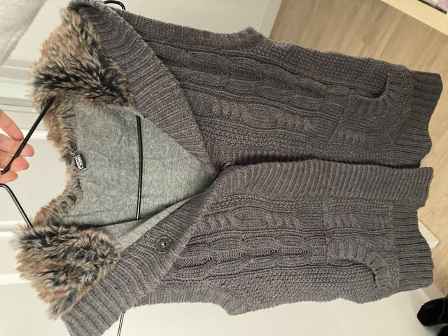 chaleco con pelo pimkie