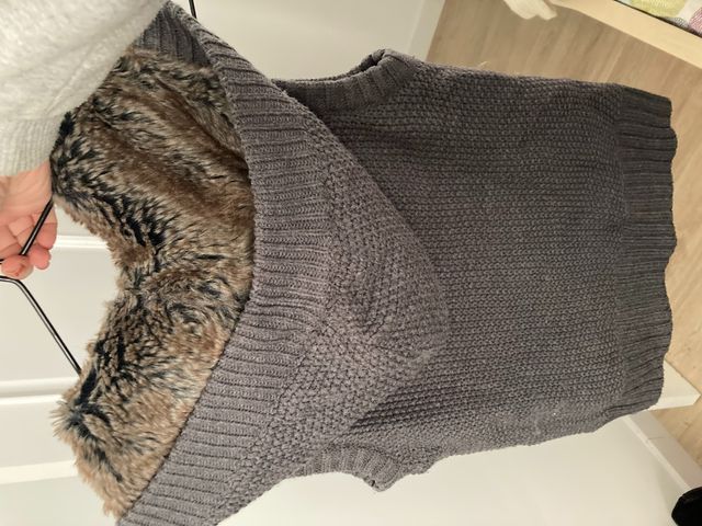 chaleco con pelo pimkie