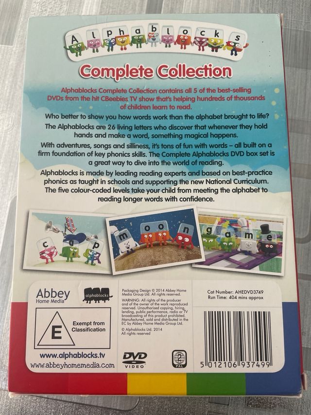 Alphablocks Dvd .Colección completa
