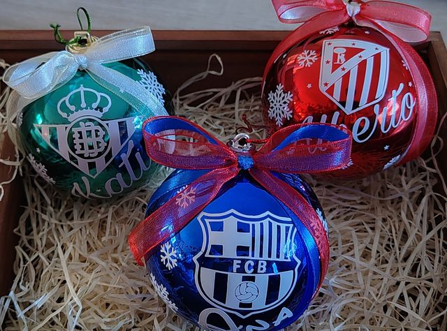 Bola de navidad personalizada