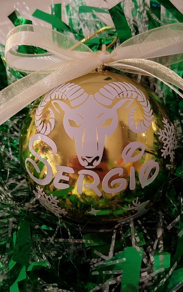 Bola de navidad personalizada