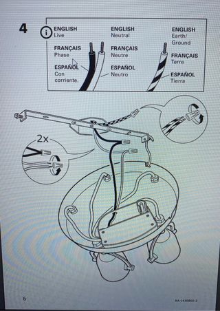 Lámpara Svirvel IKEA NUEVA