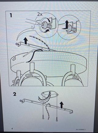 Lámpara Svirvel IKEA NUEVA