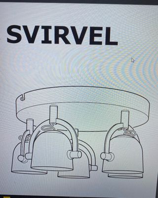 Lámpara Svirvel IKEA NUEVA