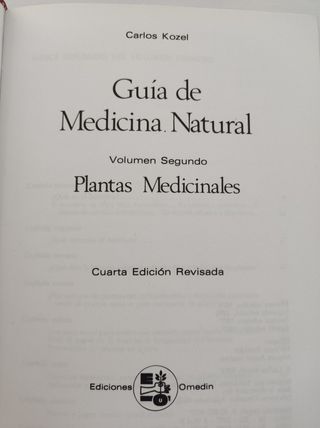 GUIA DE MEDICINA NATURAL. -C.KOZEL