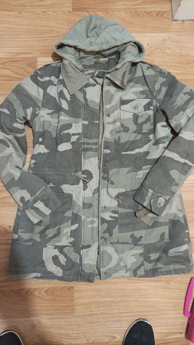 Abrigo parka camuflaje guerra M